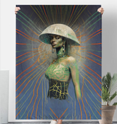 Ethereal Dreams Beyond Style Sherpa Blanket with elegant design.